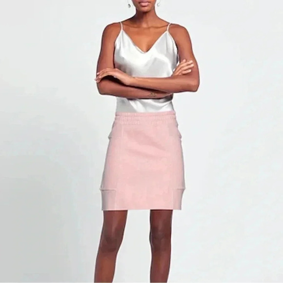 HP🔥Dorothee Schumacher Women's Sz 1 US XS/2 Pink Mini Skirt 100% Cotton Casual - Picture 1 of 8